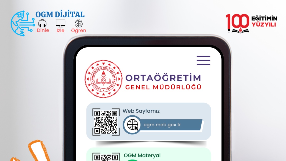 Ortaöğretim Genel Müdürlüğü Dijital Öğrenme Platformu (OGMMATERYAL)